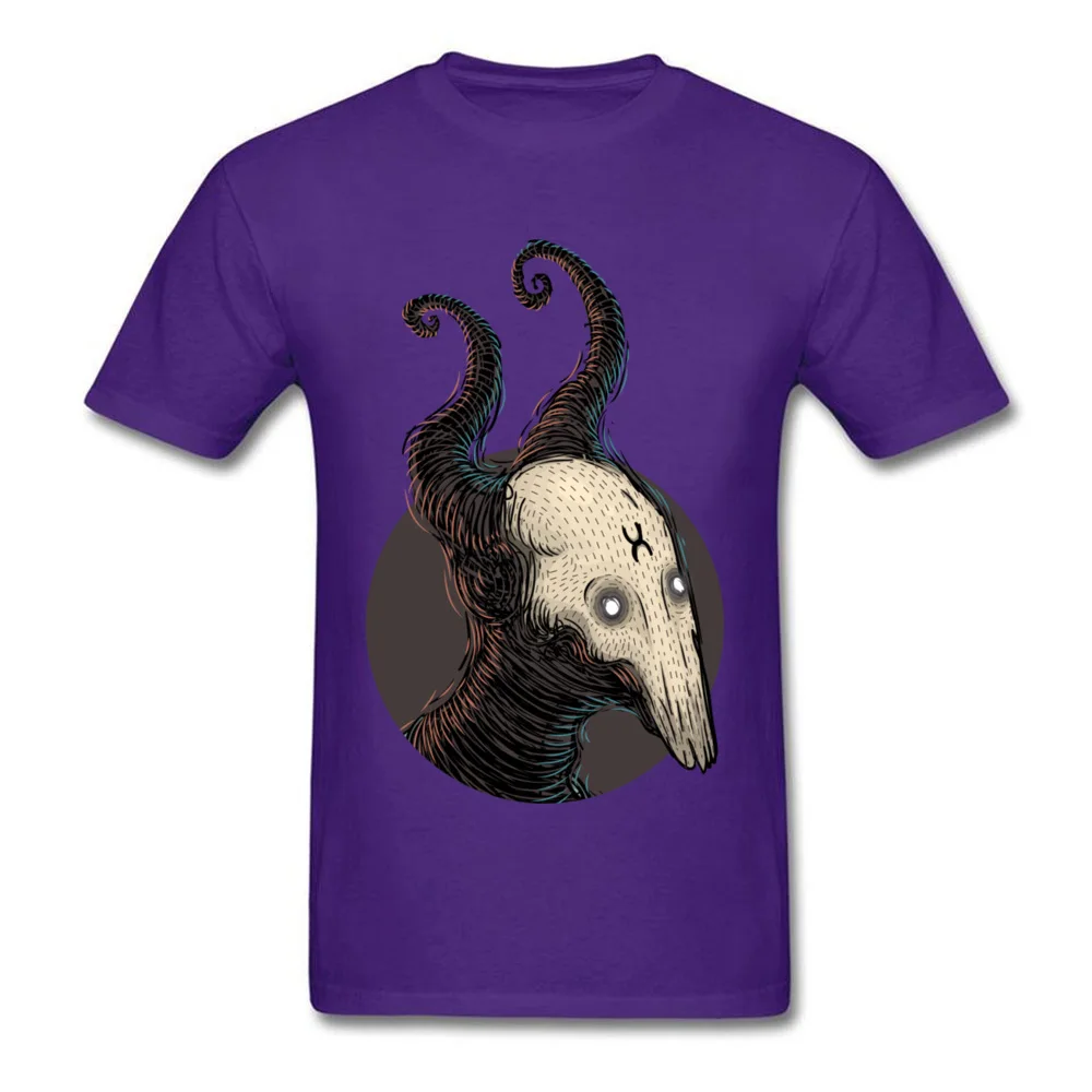 2018 Popular Men Tshirts Crewneck Short Sleeve All Cotton devilyoung Tops & Tees Design Tee-Shirts Drop Shipping devilyoung purple