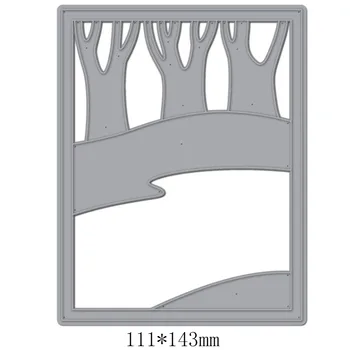 

Tree Trunk Frame Metal Cutting Dies Stencils for DIY Scrapbooking Photo Album Decorative Embossing Paper Card Crafts Die Cut