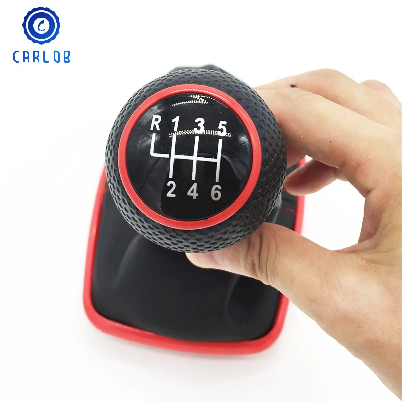 CARLIB 12mm For VW Volkswagen Golf 4 IV MK4 Bora Jetta GTI 1999 2004 Gear Shift Knob Lever Stick