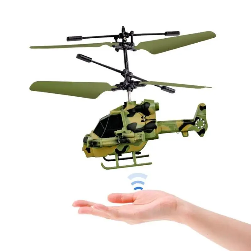 

High Quality Flying Helicopter Mini RC Infraed Induction Aircraft Quadcopter Remote Controller Flashing Light Toys For Kids
