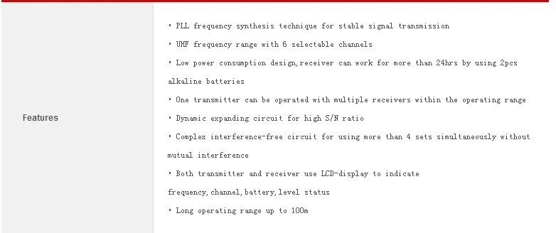 Takstar WTG-500/WTG 500 UHF беспроводная система гида 6 доступные каналы 100 м Рабочий диапазон 1 передатчик+ 20 приемников