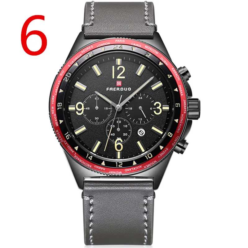 

In 2018, new men quartz watch, high-quality outdoor sports men's wristwatch strap, fashion business watch, male.