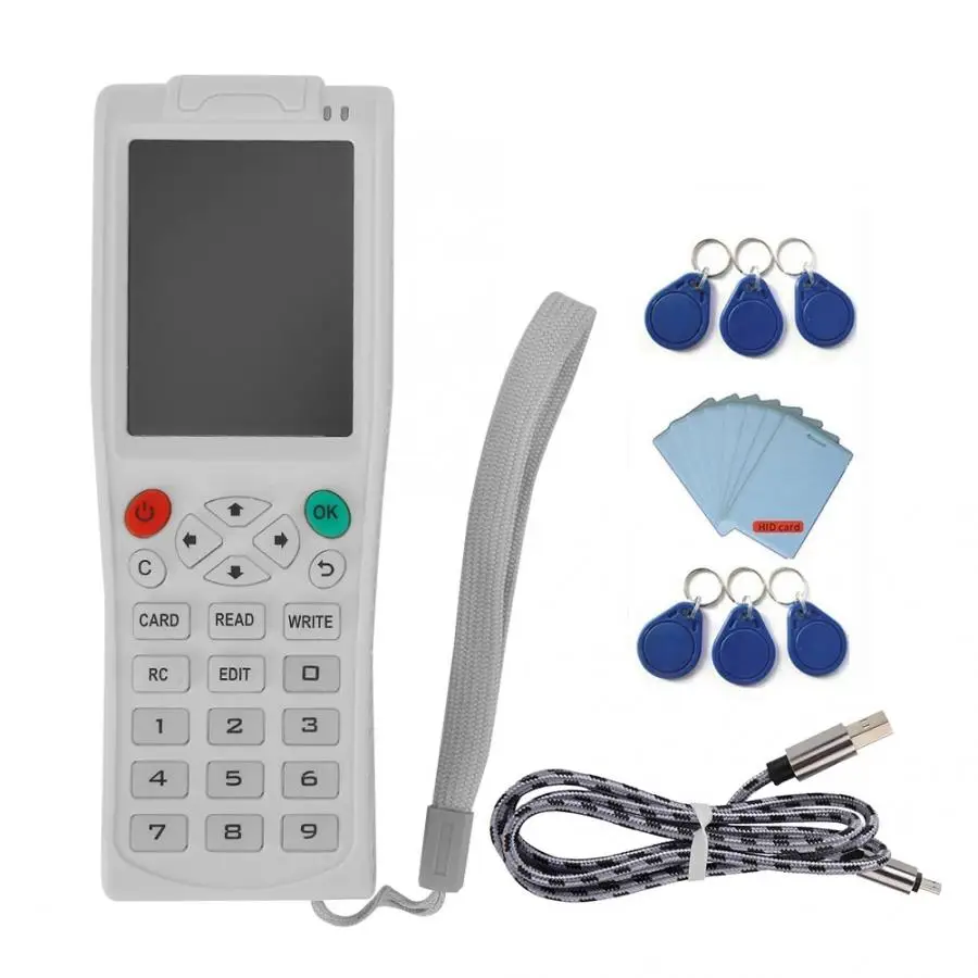 

iCopy 3 /iCopy3+8 Cards+6 Buckle Reader Writer IC ID Reader Duplicator Full Decode Function Smart Card Key Access Control