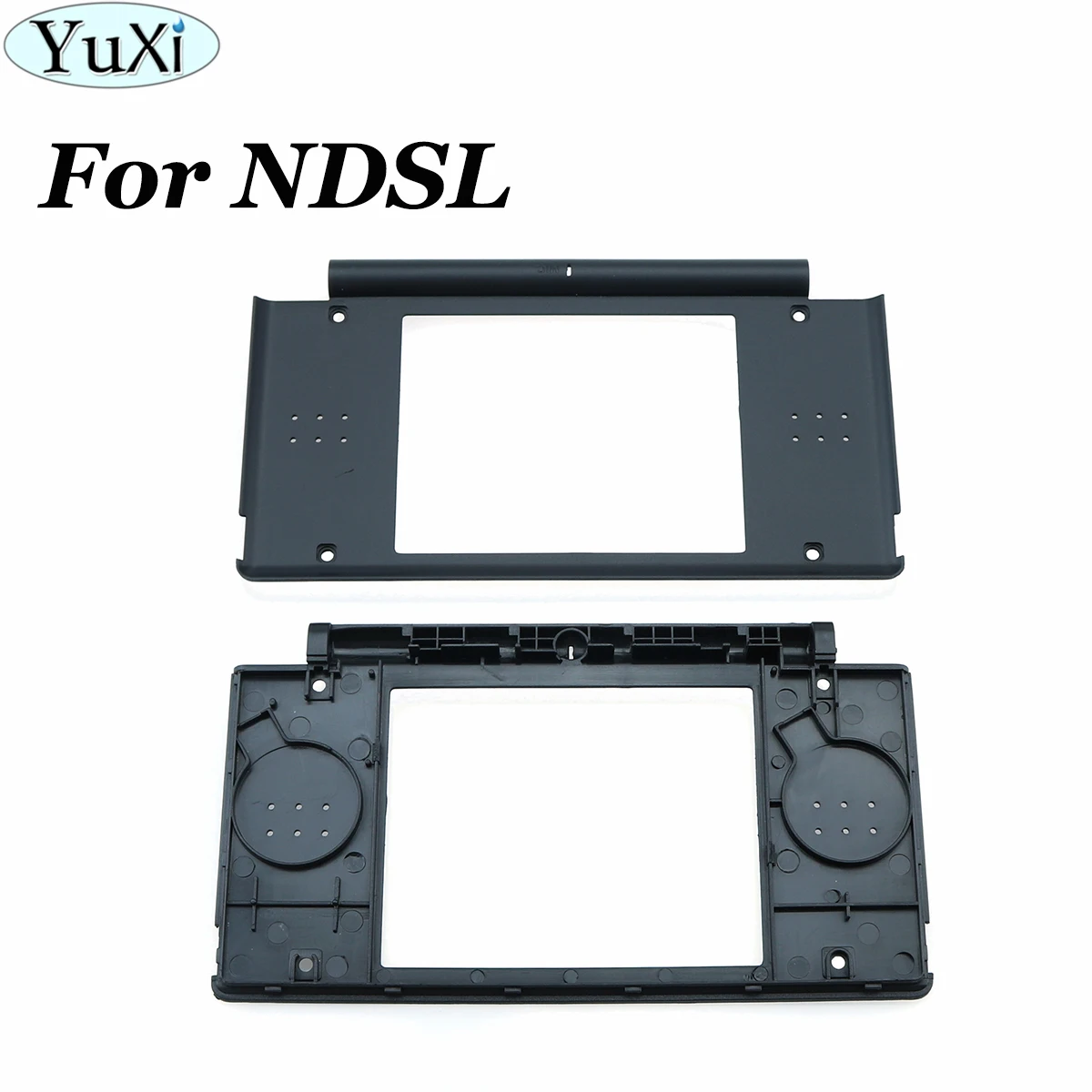 

YuXi Upper Screen Inner Frame for DS Lite Frame Housing Shell Cover Case For NDSL Black Top Console