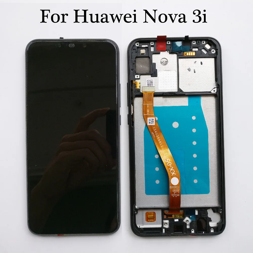 100% протестированный 6 3 дюймовый для Huawei Nova 3i Nova3i INE-LX2 ЖК-дисплей + дигитайзер