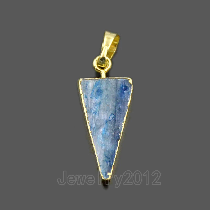 001-7a  Triangle on Gold 12x23mm