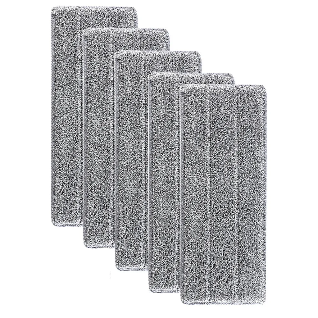 1/2/5/10 PCS Cleaning Supplies Mop Cloth Replacement Microfiber Washable Spray Dust Mop Household Mop Head Cleaning Pad JUNE18