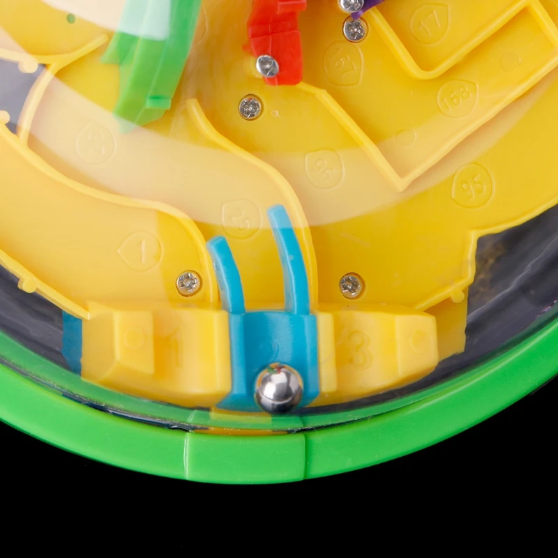 168 Barriers 3D Magic Intellect Ball Balance Maze Game Puzzle Kids Toy Gift
