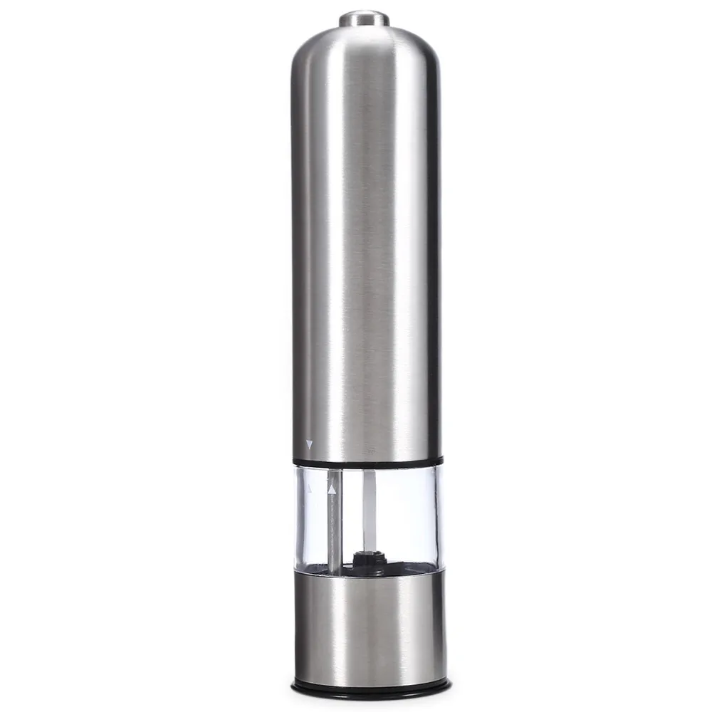 Kitchen Tools Stainless Steel Portable Electric Pepper Grinder Muller Pepper Mill with Light Seasoning Grinding Kitchen Tools04