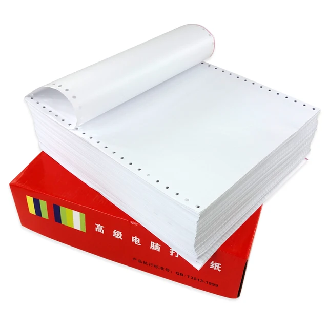 Continuous form printing 241*280mm ( 9.5*11" ) 1ply Computer paper 1000