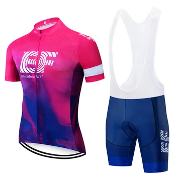 

TEAM 2020 NEW EF CYCLING JERSEY 20D bike shorts set Ropa Ciclismo MENS summer quick dry pro BICYCLING Maillot pants clothing