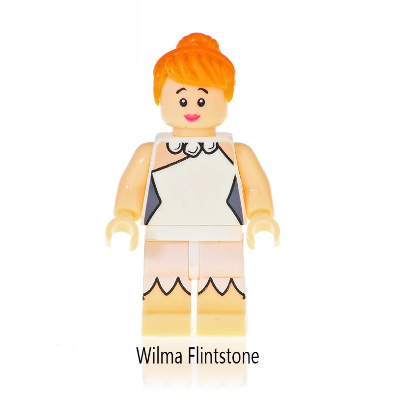 Fire Stone Flintstones Crazy Crood Figures Building Blocks Bricks Pretty Learning Fred Wilma Barney Rubble Betty Rubble Toys