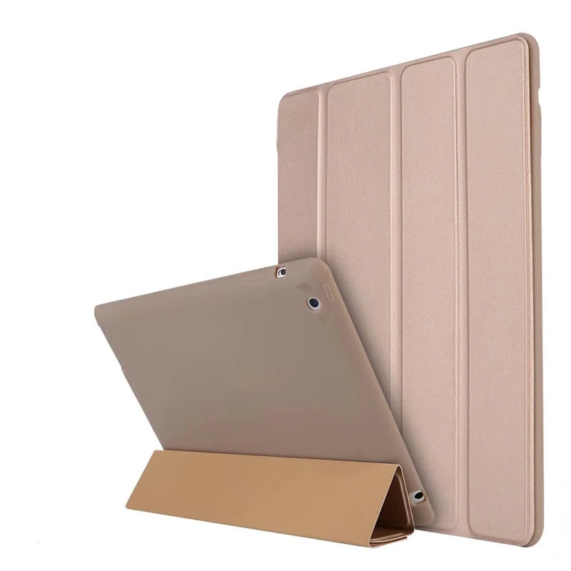 Для IPad 4 IPad 2 кожаный чехол мягкая Вернуться ТПУ Trifold Smart Cover противоударный Защитный чехол для IPad 2/3 /4