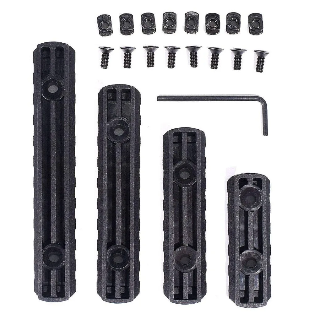 airsoft ar 15 accessories tactical gun accessories M-Lok System Rail Section pannel rail for rifle scope for hunting (3)