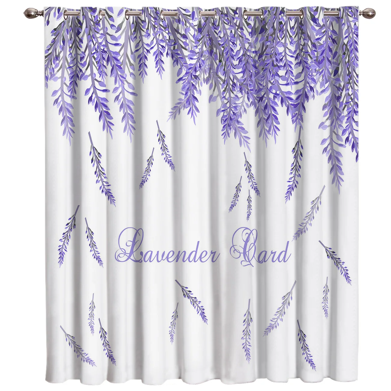 

Lavender Island Flower Curtain Lights Living Room Outdoor Fabric Indoor Kids Curtain Panels With Grommets Window Treatment Ideas