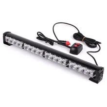 Luz LED estroboscópica de alta potencia para coche y camión, luces de alerta de emergencia, roja, azul, amarilla, blanca, verde, 16 LED, 12V