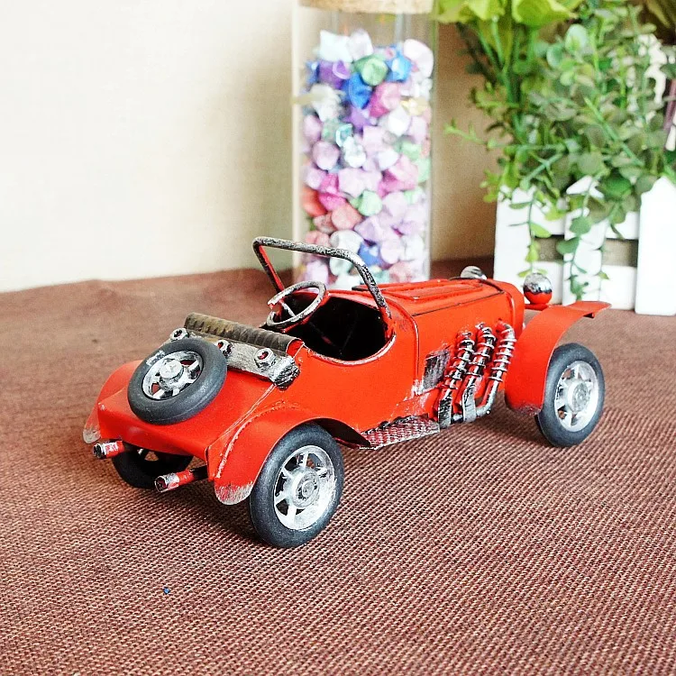 ERMAKOVA, металлический автомобиль Gran Torino, винтажная классическая модель автомобиля, ретро фигурка автомобиля, реквизит для мальчика, подарок, украшение дома
