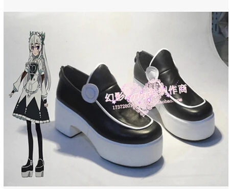 

Chaika - The Coffin Princess / Hitsugi no Chaika Chaika Trabant cosplay costume gate clog boots shoes