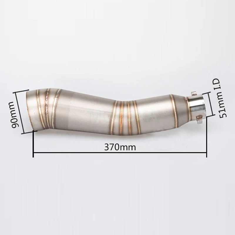 Silenciador Universal de Escape de motocicleta Ninja250 CB400 Akrapovic Racing Sistema completo láser Leovince HP GP tubo de Escape tubo S