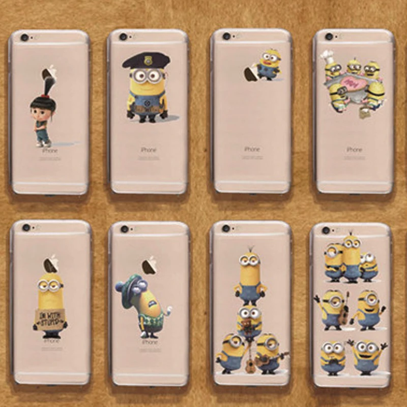 coque iphone 5 siliconne les minion