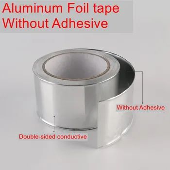 

3 Rolls Width 20mm x 30m thickness 0.1mm,Aluminum Foil tape Without Adhesive,Heat-resistant,radiation protection,shielding