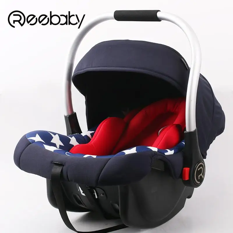 Reebaby0-1 лет детская корзина безопасности сиденья ребенка автомобиля Колыбель 3c Сертификация - Цвет: A