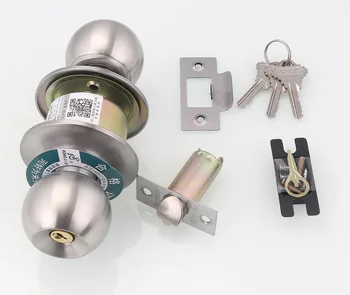 

Ball Style Door Lock Knob Privacy Bed and Bath Lockset (Door Thickness 35-50mm)