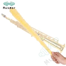 Кларнет Sax мягкая щетка для чистки очиститель волокна кларнет сопрано саксофон детали кларнета и аксессуары