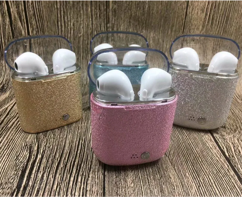 

2019 i7s TWS Mini Headphone Wireless Bluetooth Earphone Stereo Earbuds Headset With Charging Box Mic For Phone not Airpods