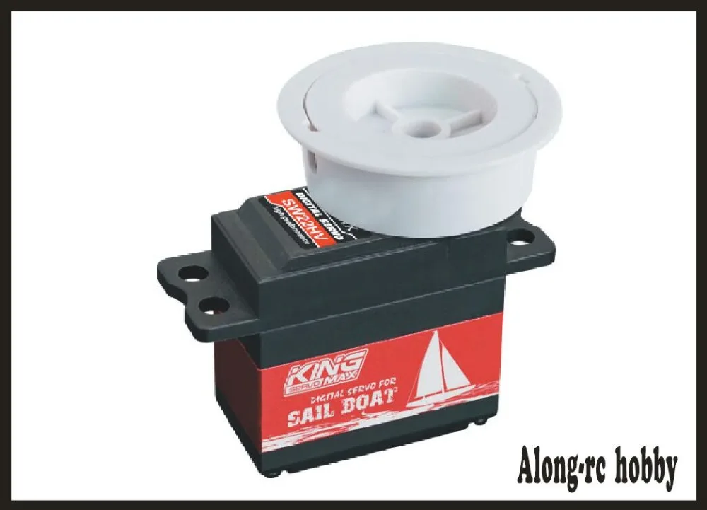 

FREE SHIPPING SW22HV 68g 22kg.cm digital metal gears sail winch servo 1-7T programmable dual ball bearings waterproof RC boat