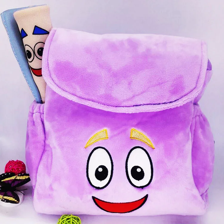  Dora Explorer Backpack Rescue Bag with MapPre-Kindergarten Toys Purple Back To School Gifts Wedding - 32833237391