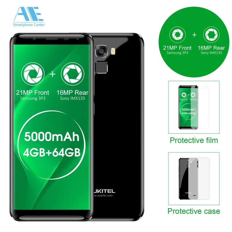 Oukitel K5000 5 7 &quotHD 18:9 Бесконечность Дисплей 4 г Оперативная память 64 Встроенная