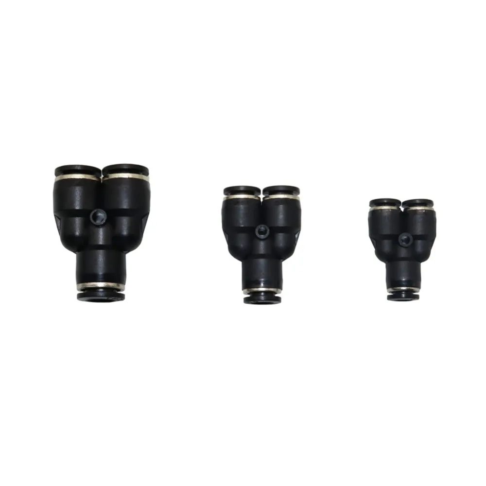 

Y type Quick coupling 6/8/10mm Slip-lock 3-Ways connectors Garden Low pressure mist cooling Pneumatic Pipe Fittings 5 Pcs