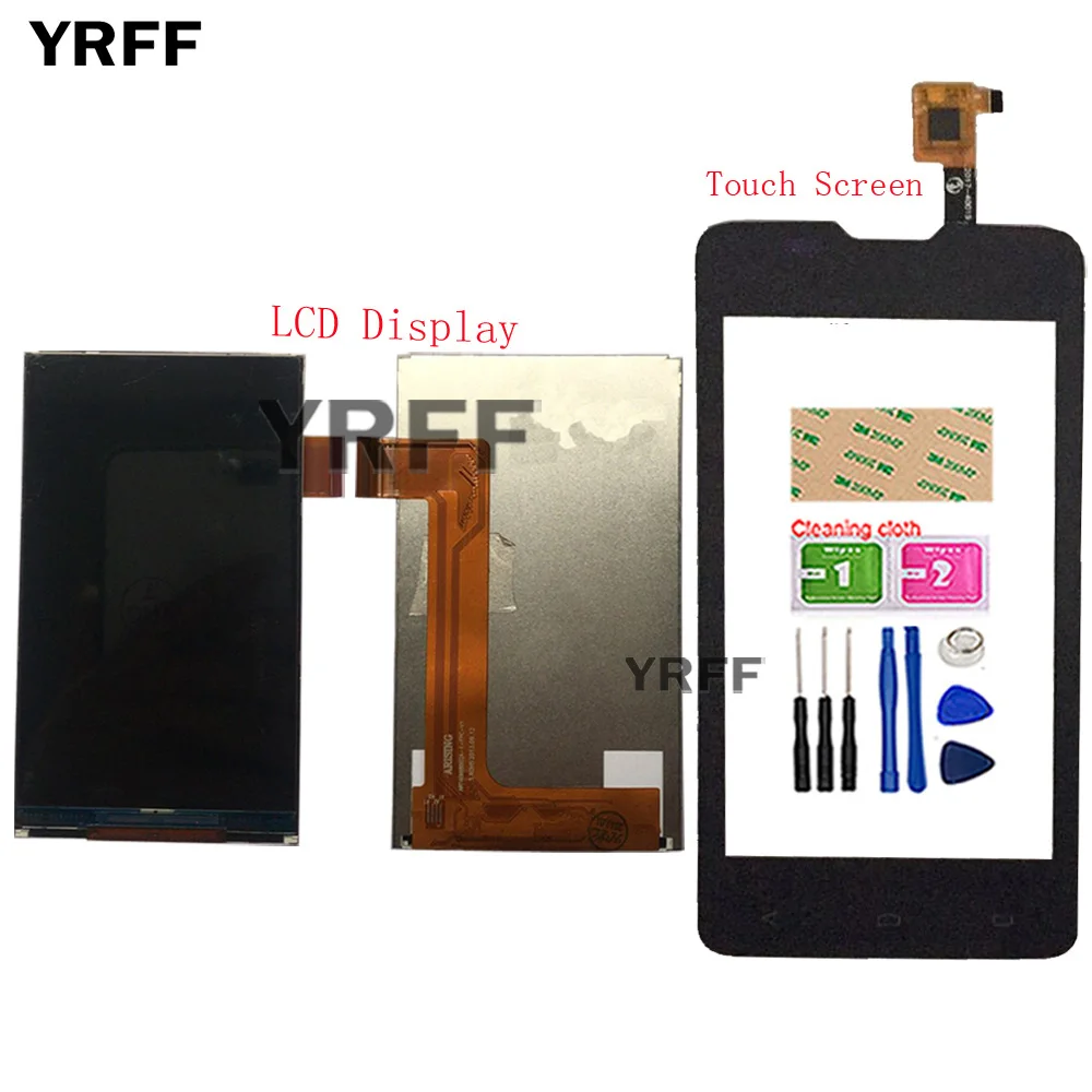 

3.5" Mobile Phone LCD Display Touch Screen For Fly IQ449 Lcd Display Screen Digitizer Panel Sensor Tools Protector Film