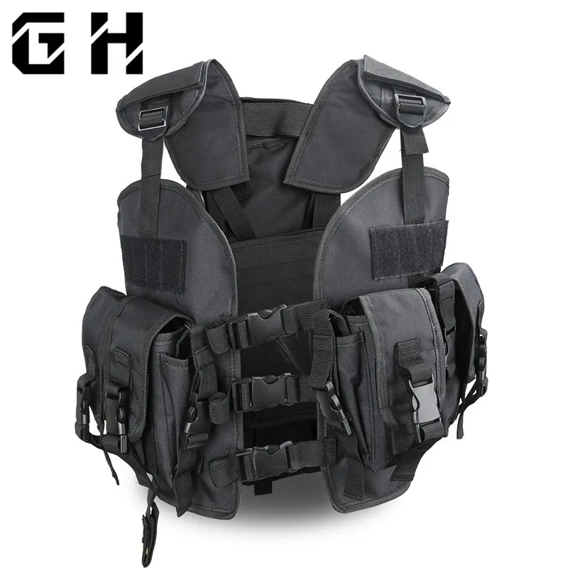 

Dropshipping Airsoft Tactical Vest Camouflage Military Army Combat Vest For Men War Game Live CS Vest