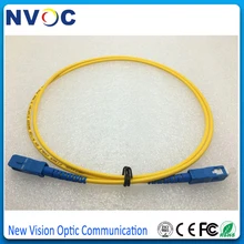 10 шт./пакет, 1 м SC/UPC-SC/оптический патч-корд Simplex 3,0 мм одиночный режим G652D ПВХ оболочка, волоконно-оптический патч-корд, волоконно-оптический SC FTTH оптический патч-корд