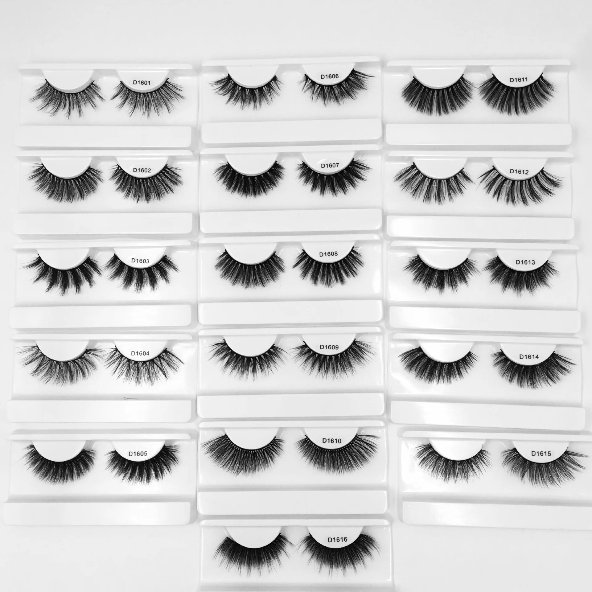 

Natural False Eyelashes Soft Eye End Extended 1 Pair Faux Mink 3D Fake Eye Lashes Extension Tools Makeup False Eyelashes