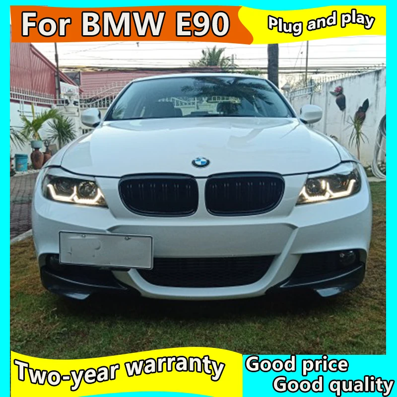 Автомобильная фара для BMW E90 330I 320I 318i светодиодная ангельские глазки 2005 2012 года