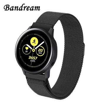 

Milanese Loop Watchband Magnetic Strap for Samsung Galaxy Watch Active / Active 2 40mm 44mm Stainless Steel Band Wrist Bracelet