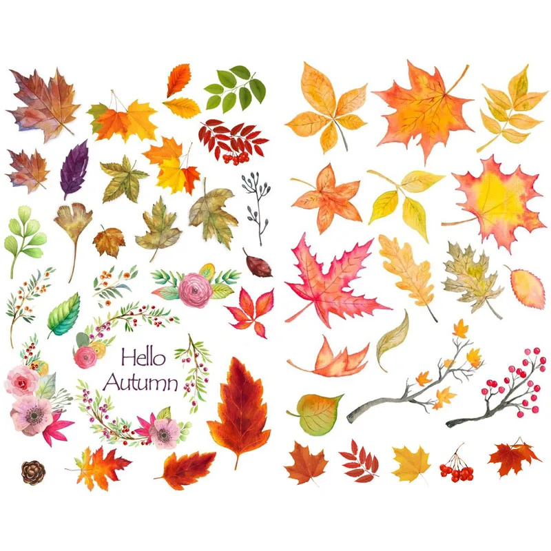 

1 PCS Hello Yellow Autumn Decor Cosas Kawaii Precut Stickers Scrapbooking Stationery Washi Tape Set School Supplies
