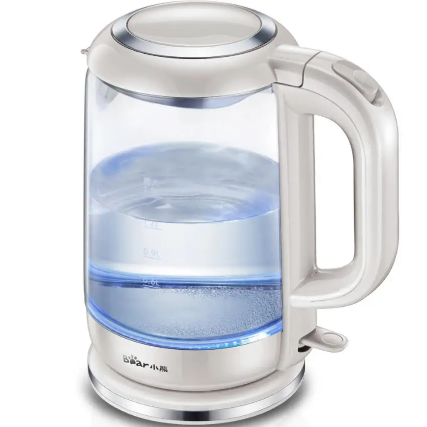 1.5L Led Light Electric Kettle Preserving Pot with Anti Dry Boiling