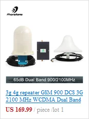 GSM/CDMA 800-2500 МГц 5dBi Антенна Внутренняя потолочная антенна с N штекерным разъемом 5 м кабель для 3g усилитель сигнала повторитель