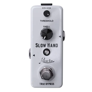 

Rowin Lef - 326 Guitar Effects Durable Slow Hand Effects Pedal True Bypass Design Minimizes Tone Loss