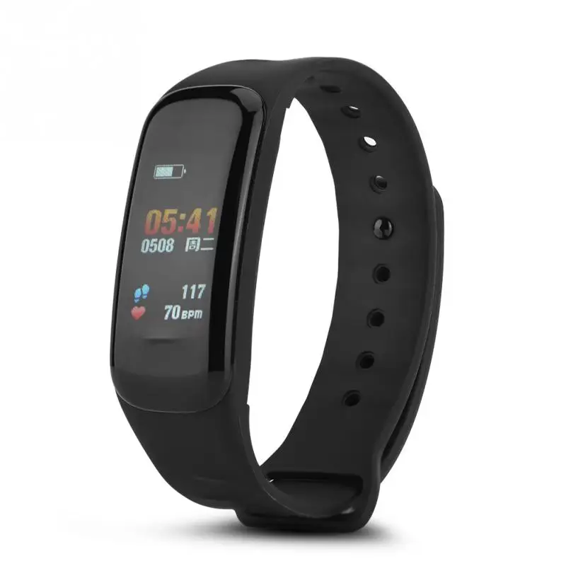 

IP67 Waterproof Smart Bracelet Heart Rate Monitor Pedometer Sport Bluetooth Watch Smart Wristband for Android IOS Universal