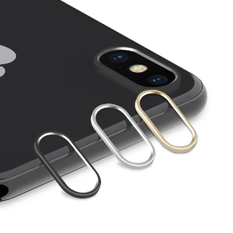 KUKOWDEE защита задней камеры для iPhone X 7plus 6 крышка металлический бампер чехол