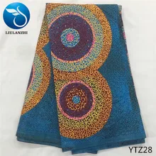 LIULANZHI Стразы африканская java восковая ткань для платья Последняя мода настоящая вощеная ткань Анкара для женщин платье YTZ06-YTZ31