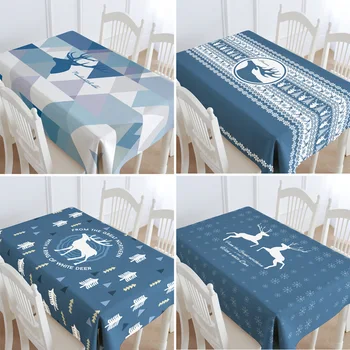 

Europe Forest Modern Ins Table Fabric Art Rectangle Tea Table Cloth Table Cloth Desk Cloth Round Table Cotton Cloth Fresh