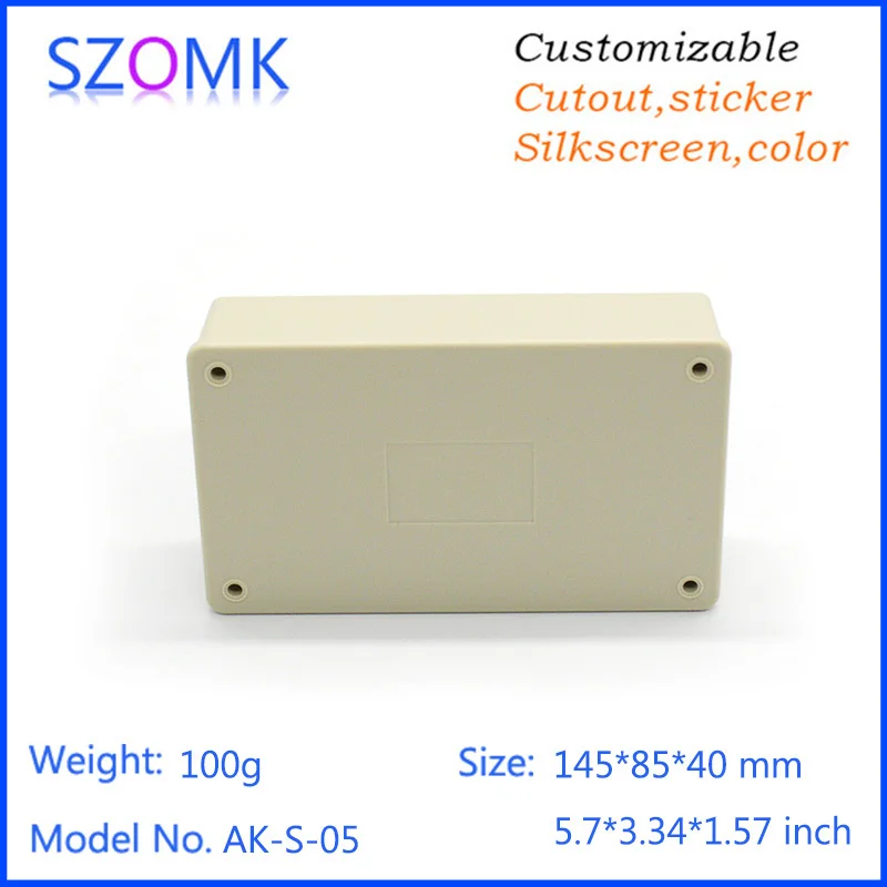 plastic enclosure for electronics control box szomk diy enclosure junction box plastic housing small abs instrument enclosure distribution box black plastic box enclosure electronics case   (10).jpg