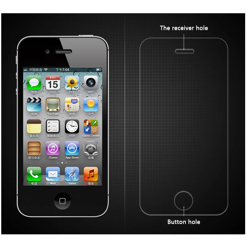 Закаленное защитное стекло для iphone 4, 5, 5S, SE, 5C, премиум класса, для iphone 4s, закаленное защитное стекло для iphone 4s
