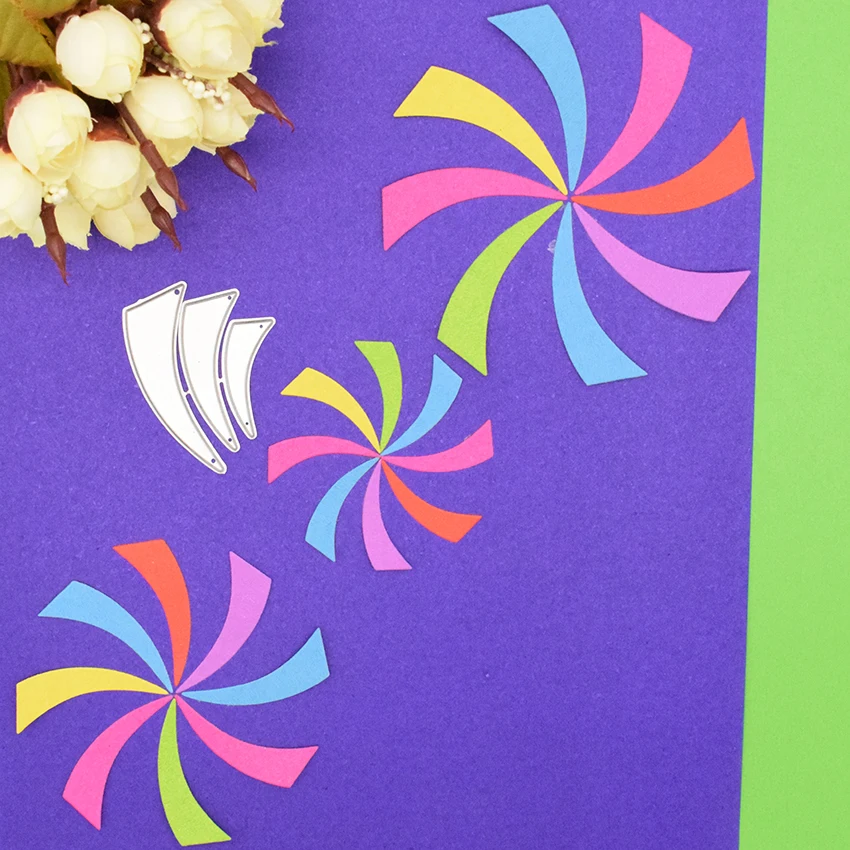 

Cartoon Windmill Metal Cutting Dies Irregular Cutting Dies Fustelle Metalliche Per Scrapbooking DIY Craft Dies Embossing